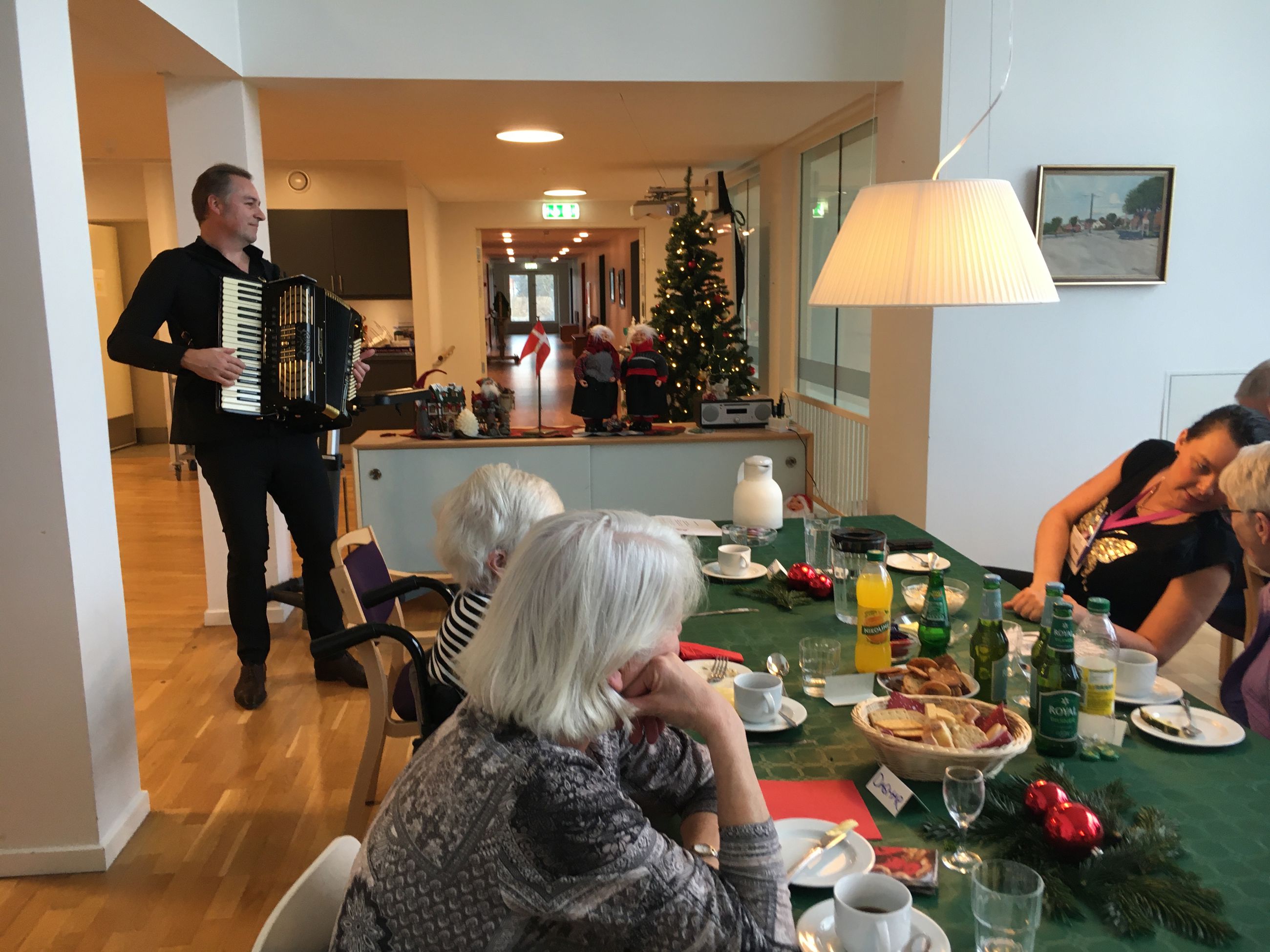 Lars Grande på harmonika